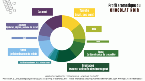 Profil aromatique du chocolat noir